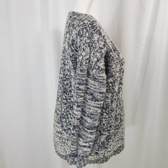 Lucky Brand Asymmetrical Woven Design Sweater XL - Picture 5 of 6